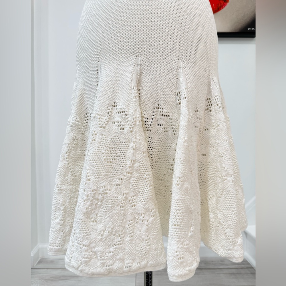 ALAIA Skater cotton lace mini dress - Picture 5 of 11